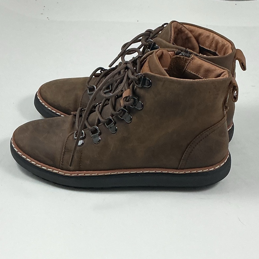 Brown Leather Grounding Boots